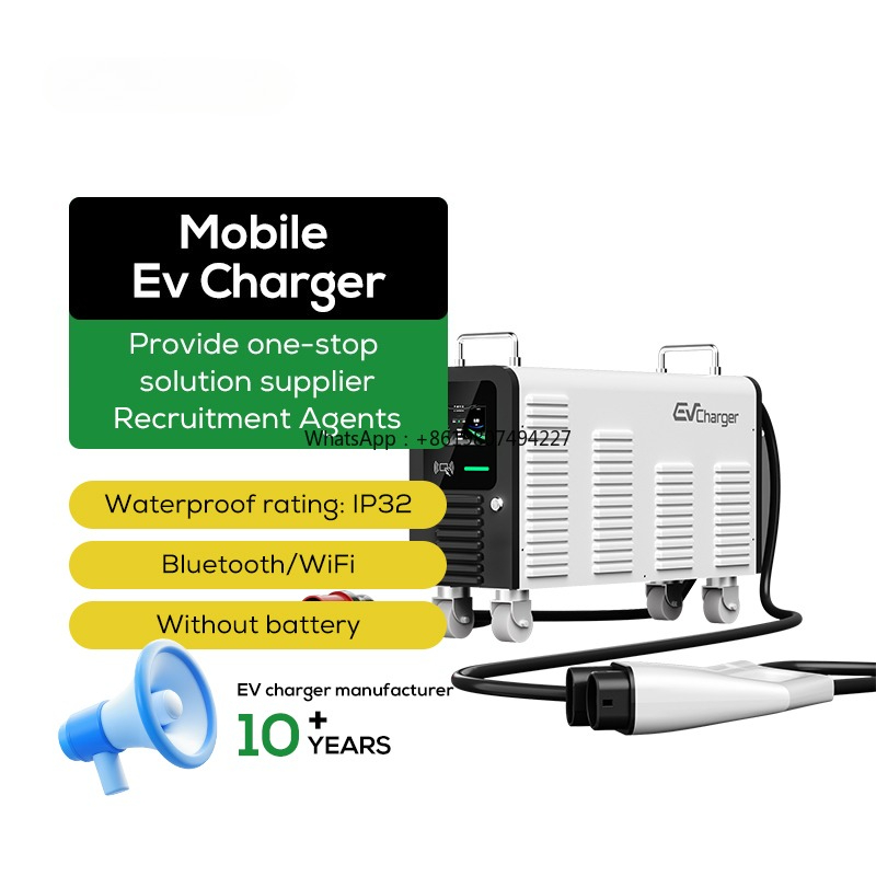 Portable Dc Fast Charger 20Kw Ccs2 - Estação de Carregamento Portátil CCS2 20Kw