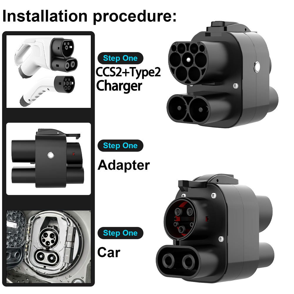 Adaptador de Carregamento Rápi - Ccs2 To Ccs1 Fast Charge Adapter 250Kw avaliação e preço