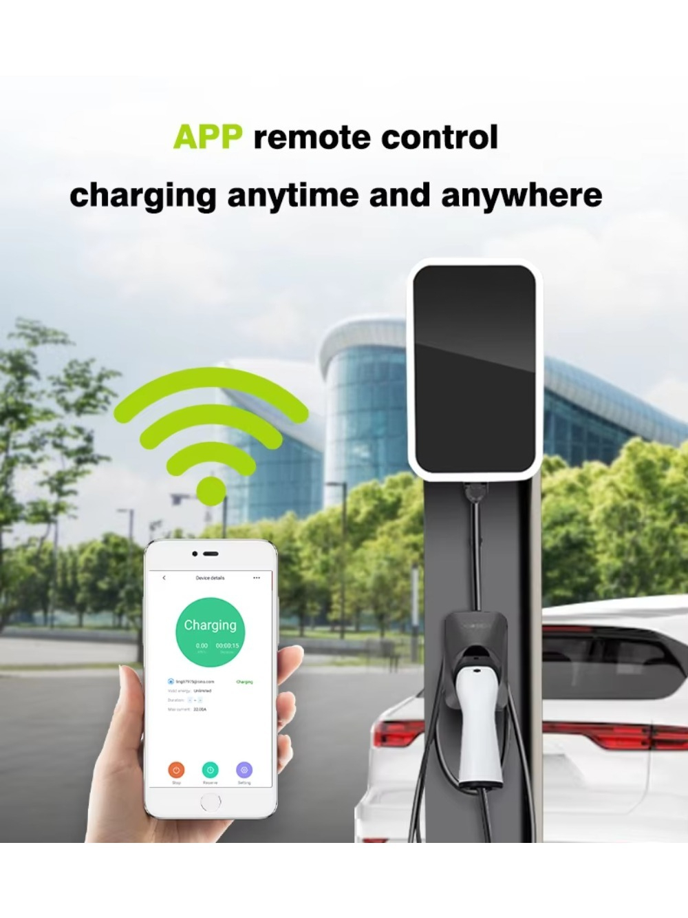 Estação de Carregamento AC par - 22Kw Wallbox Type 2 Ocpp Rfid avaliação e preço