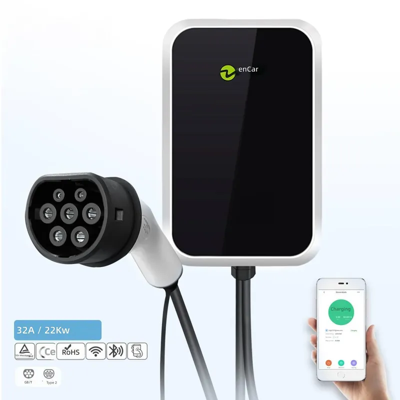 Carregador EV de 22kW Tipo 2 W - 22Kw Wallbox Type 2 Ocpp Rfid avaliação e preço
